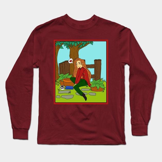 Elliott Long Sleeve T-Shirt by Inkpoof